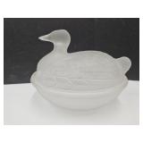 Large Duck on Nest Nic on Nose