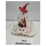 Ceramic Jolly Christmas Tree 13.5"h with Base