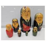 Nesting Dolls See Maker Russian Leaders