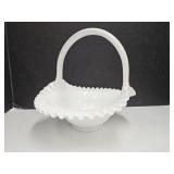 Fenton Glass Basket  9 3/4" wide