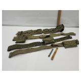 4 US Military Ammo Belts & Tubes See Pictures