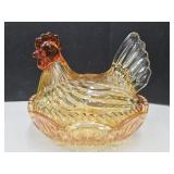 Hen on Nest 8.5" Multicolor