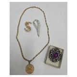 Sarah Coventry Costume Jewelry Lot Brooches+