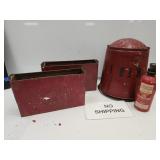 American La France Fire Extinguishers 2 Axe Holder