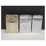 3 ZIPPO Monogram Style Lighters 1 is NEW