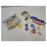 Political Lot Humphrey Autograph & ADV Matches