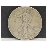 1946 D Silver Walking Liberty Half Dollar Coin