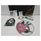 Stain Glass Hummingbird 10" W & 6" W++