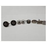 Sterling Silver Cuff Links, See Info.