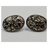 Sterling Silver Earrings Screw Back