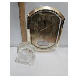 Heirloom Clock & Horse Paper Weight