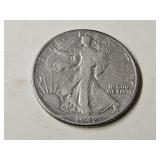 1942 Silver Walking Liberty Half Dollar Coin