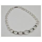 VTG Lucite & Rhinestone Necklace