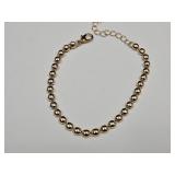 Gold Tone Bobble Bracelet