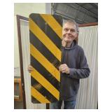 12 X 36"  Metal WARNING Sign