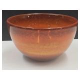 Signed R Pell Murano Style Art Glass Bowl 5 3/4"w