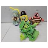 NEW 4 Spongebob Movie Bikini Bottom Glow Pals