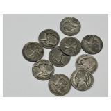 Silver WWII Nickel Coins See Dates
