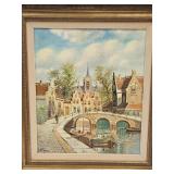 Signed Oil on Canvas Art See Signature 24"x27"