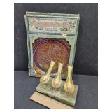 Pipe Stand w Marble Base & Carnival Bicentennial