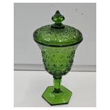L.E. Smith  Covered Candy Dish8.5" High