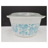 Pyrex Glass Bowl with Lid #473 VGC