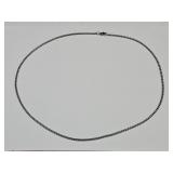 Stainless Steel Rounded Box Link Necklace