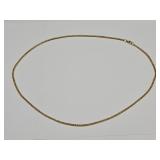 Gold Over Jewelers Bronze Serpentine Necklace