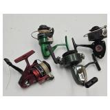 Fishing Reel Lot Zebco, Berkley, & Godzilla+