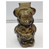Walt Disney  ickey Mouse Glass Bank  7" high