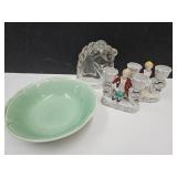 Occupied Japan, Pottery Bowl, Horse Head Bookend