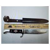 German Re-Enactment Knife w Sheath