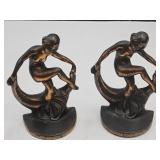 Antique Bronze Art Deco Nude Art Sculptures 6.5"h