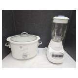 Black & Decker Blender & GE Slow Cooker