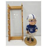 NFL Colts Needs Batteries & Oak Hat Holder