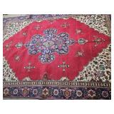 12.10 x 8.9" Wool Hand Wove Mid Century Persian