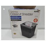 New  Royal  Desk Top Crosscut Shreadder