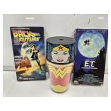 Wonder Woman Tumbler, E.T., Back to Future VHS