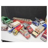 Lot of Played With Toy Trucks NEEDS CLEANED