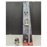 NEW Curved Shower Bar & Glass Door Knob Set