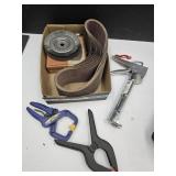 Bench Grinder Wire Brush & 4" Belt Sander Belts+