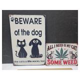 New Metal CAT Signs See Sizes