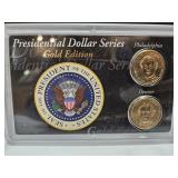 2009 Gold Edition Presidents Dollar Collection