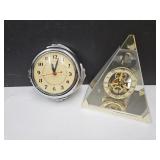 Howard Miller Pyramid Clock 9" H R. Abbey Clock