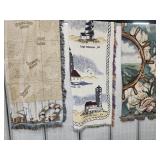 3 Nautical & Lighthouse Throws