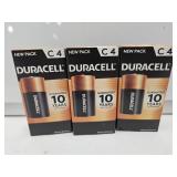 NEW Duracell C Total 12 Batteries