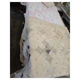 Vintage Baby Quilt 35x43 & Cutter Quilt 70x78