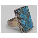Sterling Silver MoJaveTurquoise Copper JVC SZ8