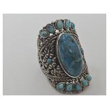 Sterling Silver BBJ SouthWest Turquoise Ring SZ 6
