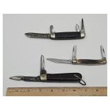 3 Blade Pocket Knife, Utica, Klein & Sons